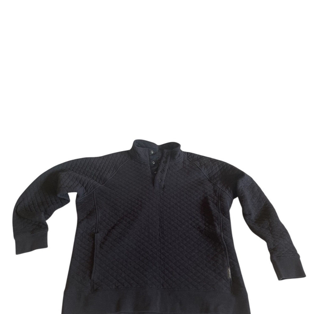Eddie Bauer Black T-Shirt with Gold Logo